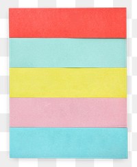 Colorful sticky reminder note papers set design element