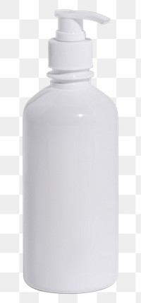 White skincare bottle design element