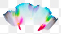 Aesthetic abstract chromatography art png element
