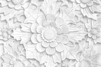 Carved floral png ornament overlay, abstract design on transparent background 