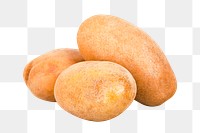 Organic potato png clipart, vegetable, healthy food