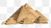 PNG Great Pyramid of Giza transparent, transparent background