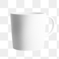 Png ceramic coffee mug mockup transparent design