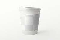 Png paper cup mockup transparent