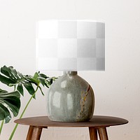 Lampshade png mockup transparent, home decor