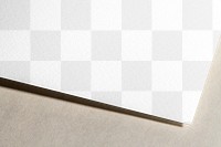 Blank paper png for letterhead, on white background