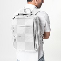 Png laptop backpack mockup transparent