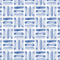 Blue png watercolor seamless pattern, geometric shape, transparent background