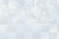 Aesthetic png cloud background, nature transparent design