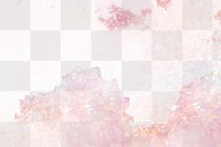 Aesthetic png cloud background, sparkle transparent design