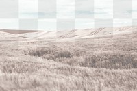 Aesthetic png landscape background, nature transparent design