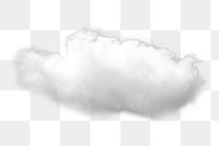 Cloud png sticker, sky design, transparent background