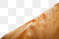 Brown abstract png border, transparent background