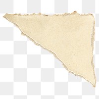 Torn paper scrap png, transparent background