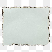 Burnt vintage paper png, transparent background