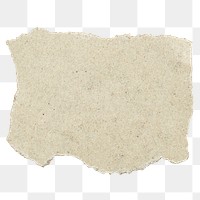 Ripped paper note png, transparent background