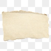 Vintage paper scrap png, transparent background