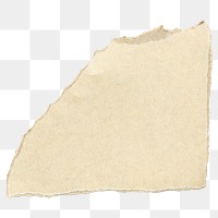 Kraft paper scrap png, transparent background