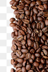 Coffee beans png, transparent background