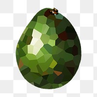 Avocado crystallized style overlay