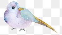 Png Easter bird design element cute watercolor illustration 