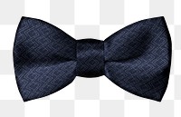 Png bow tie mockup on transparent background