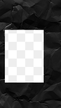 Rectangle png frame transparent, black paper background