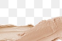 Frosting texture png border, transparent background