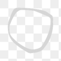 Circle png sticker on transparent background