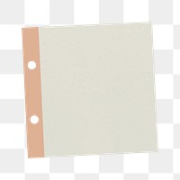 Ripped paper png sticker on transparent background