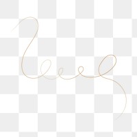 Squiggle line png sticker on transparent background