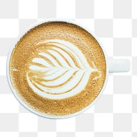 Coffee latte png, food, transparent background