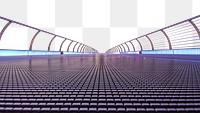 Millennium Bridge png transparent background, London famous landmark