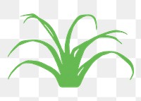 Grass png clipart, semi real digital paint design, transparent background