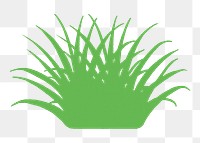 Nature png sticker, minimal grass design, transparent background