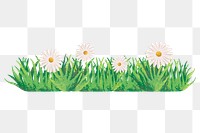 Nature png sticker, minimal grass design, transparent background