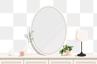 Room decor png border, transparent background