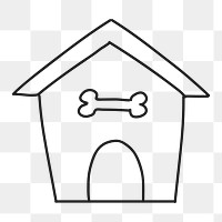 Dog house png sticker, pet, transparent background