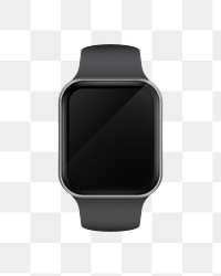 Black watch screen template transparent png