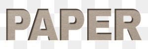 Paper word paper cut png clipart typography