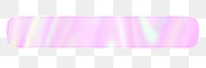 Shiny minus sign sticker png holographic pink pastel