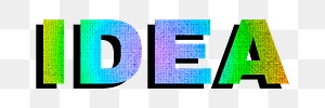 Idea png gay pride font word textured font