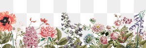Vintage flowers background design resource