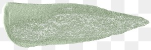 Metallic green brush stroke transparent png