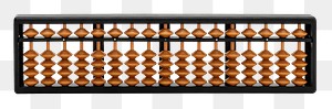 Wooden vintage abacus design element