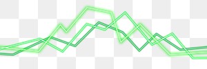Green lined graphs design element