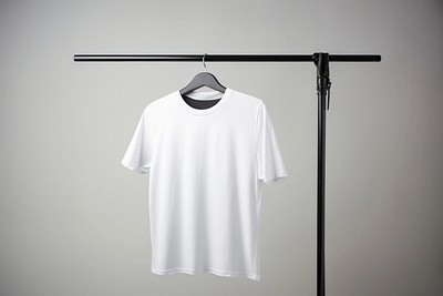 Editable hanging t-shirt mockup