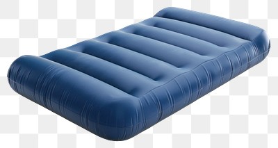 PNG  Blue inflatable air mattress