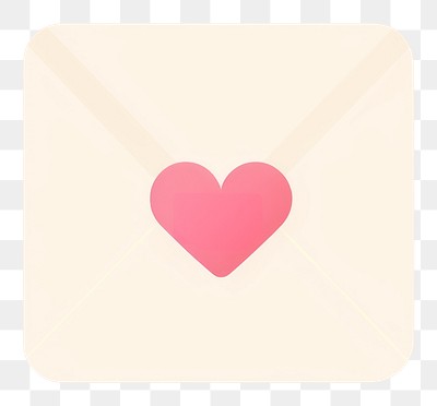 PNG  Heart envelope love letter illustration