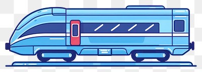 PNG  Modern high-speed train illustration